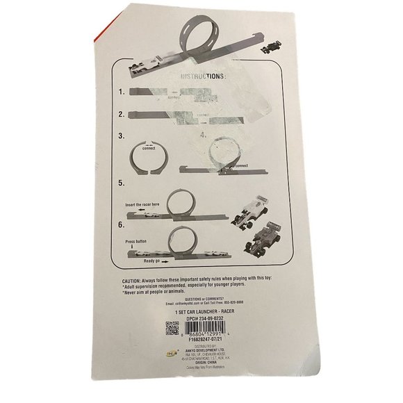 New Package Ankyo Development Ltd 2 Car Launcher Racer Loop with Track Toy - Picture 5 of 5